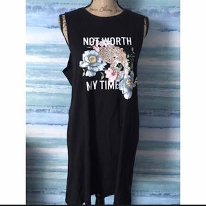 Not worth my time T-Shirt Dress